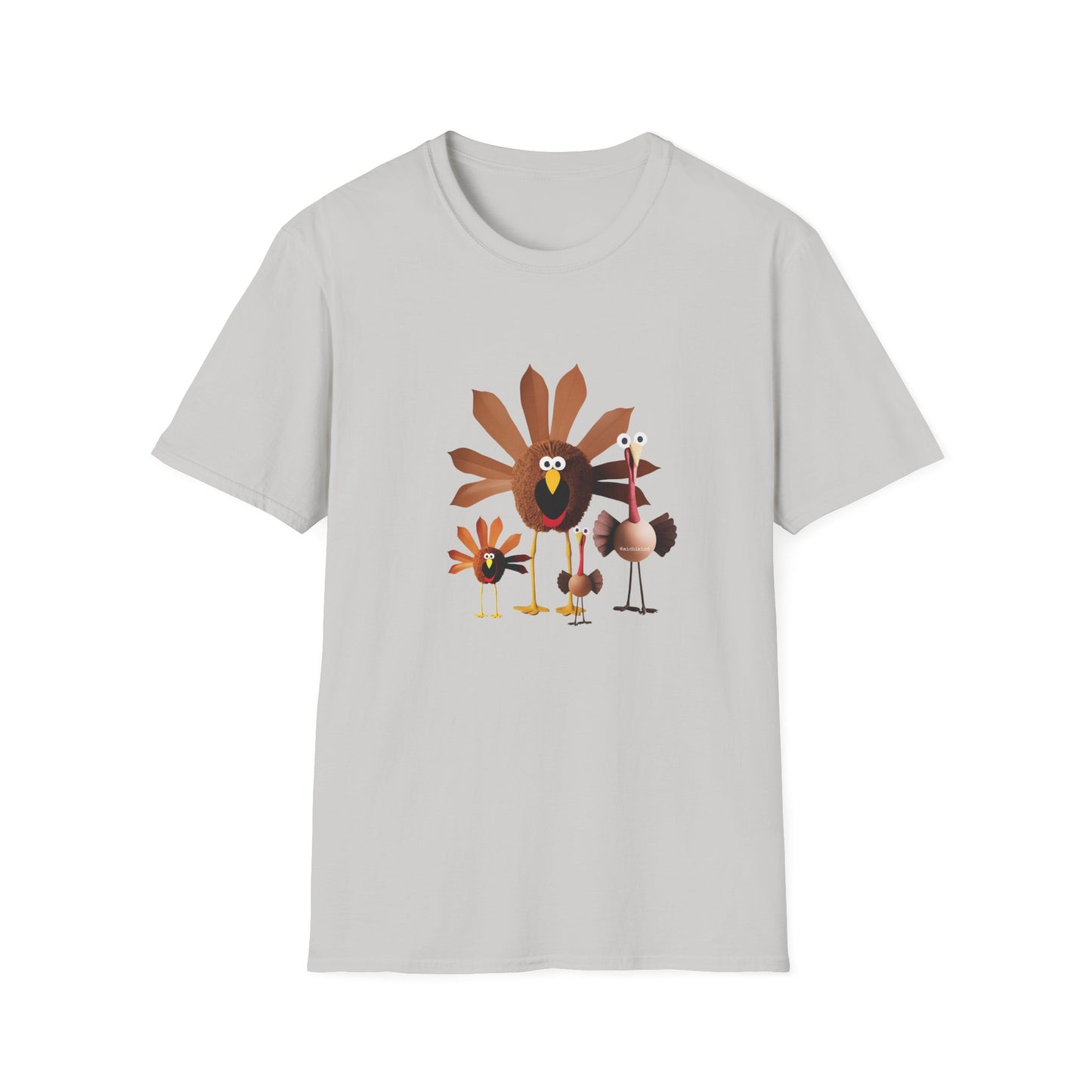 Whimsical Thanksgiving Unisex T-Shirt - Turkey Tee