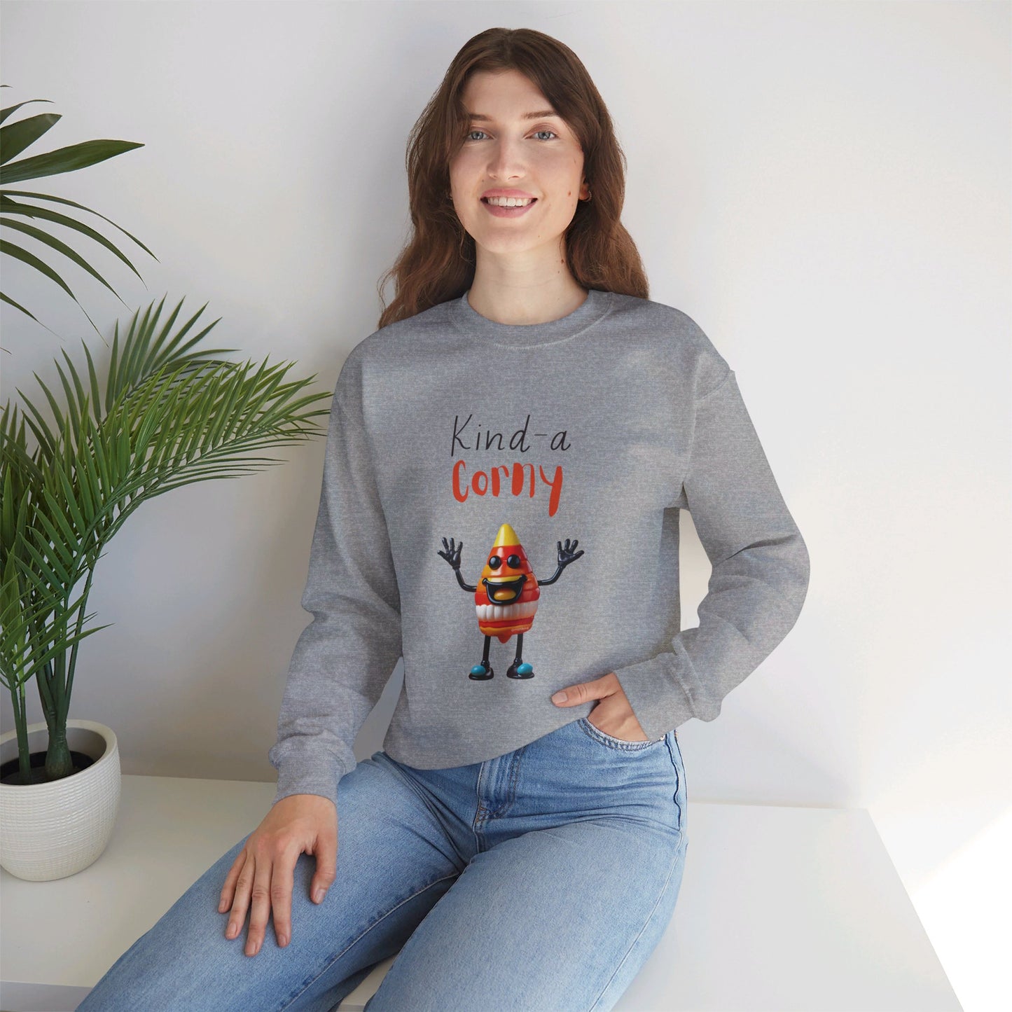 Kind-A Corny - Unisex Heavy Blend™ Crewneck Sweatshirt