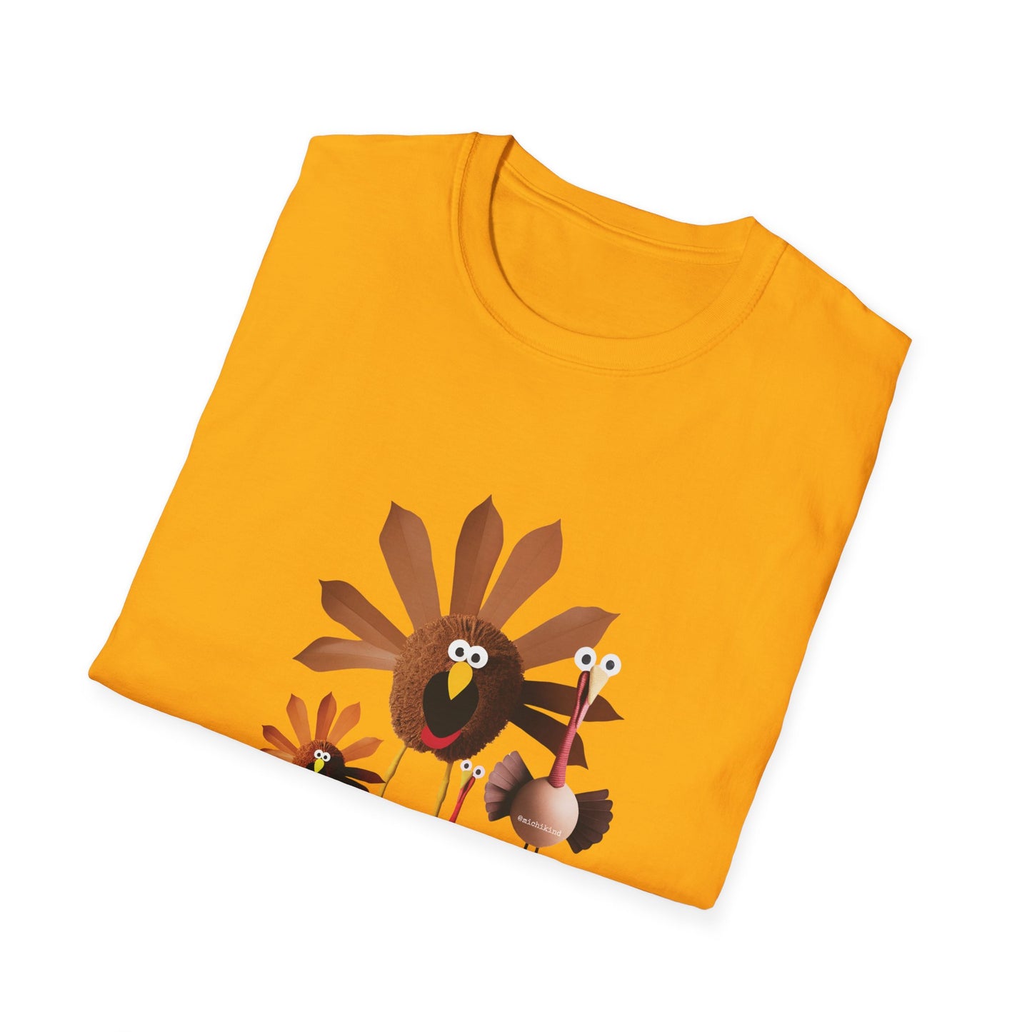 Whimsical Thanksgiving Unisex T-Shirt - Turkey Tee