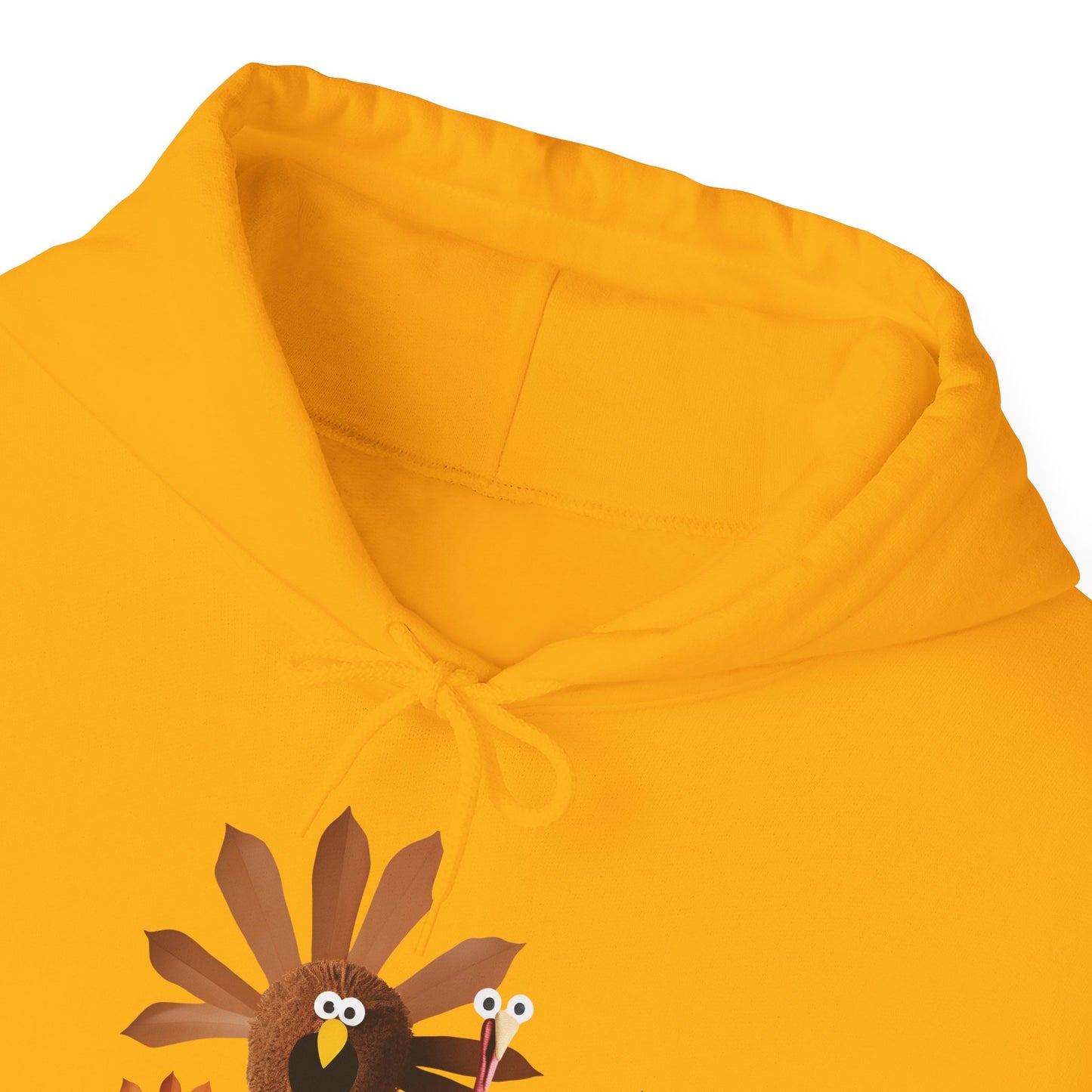 Whimsical Thanksgiving Hoodie with Turkey Design