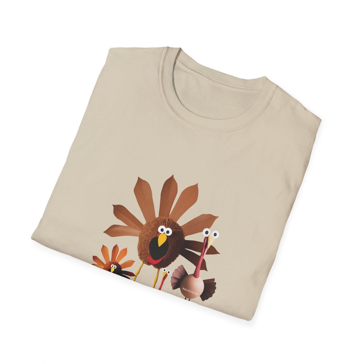 Whimsical Thanksgiving Unisex T-Shirt - Turkey Tee