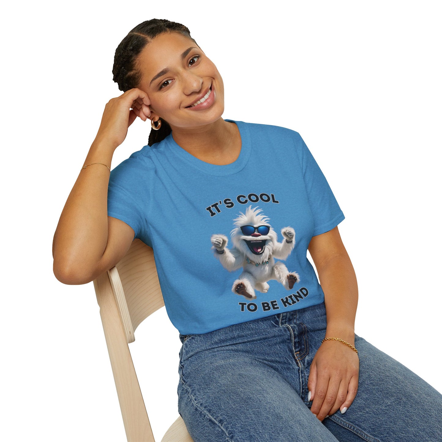 It's Cool to Be Kind Unisex Softstyle T-Shirt - Fun, Positive Vibes for Everyday Wear