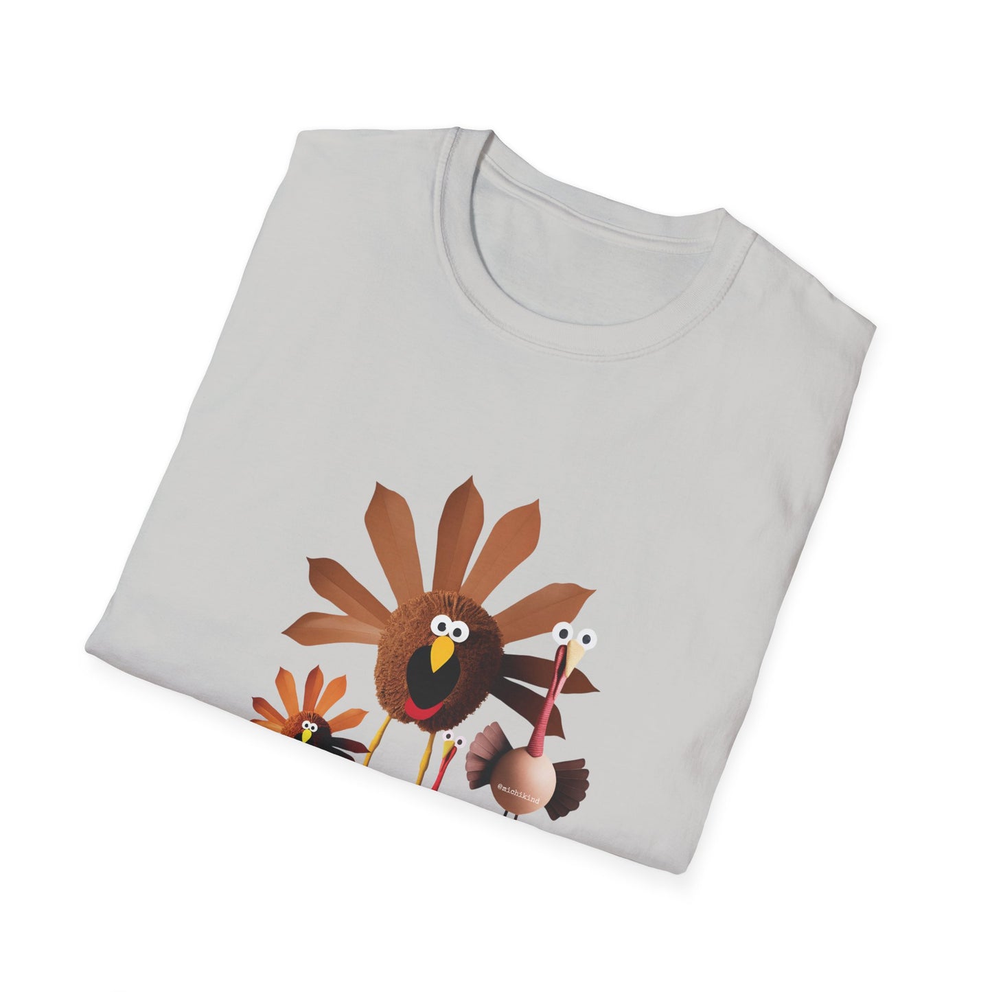 Whimsical Thanksgiving Unisex T-Shirt - Turkey Tee