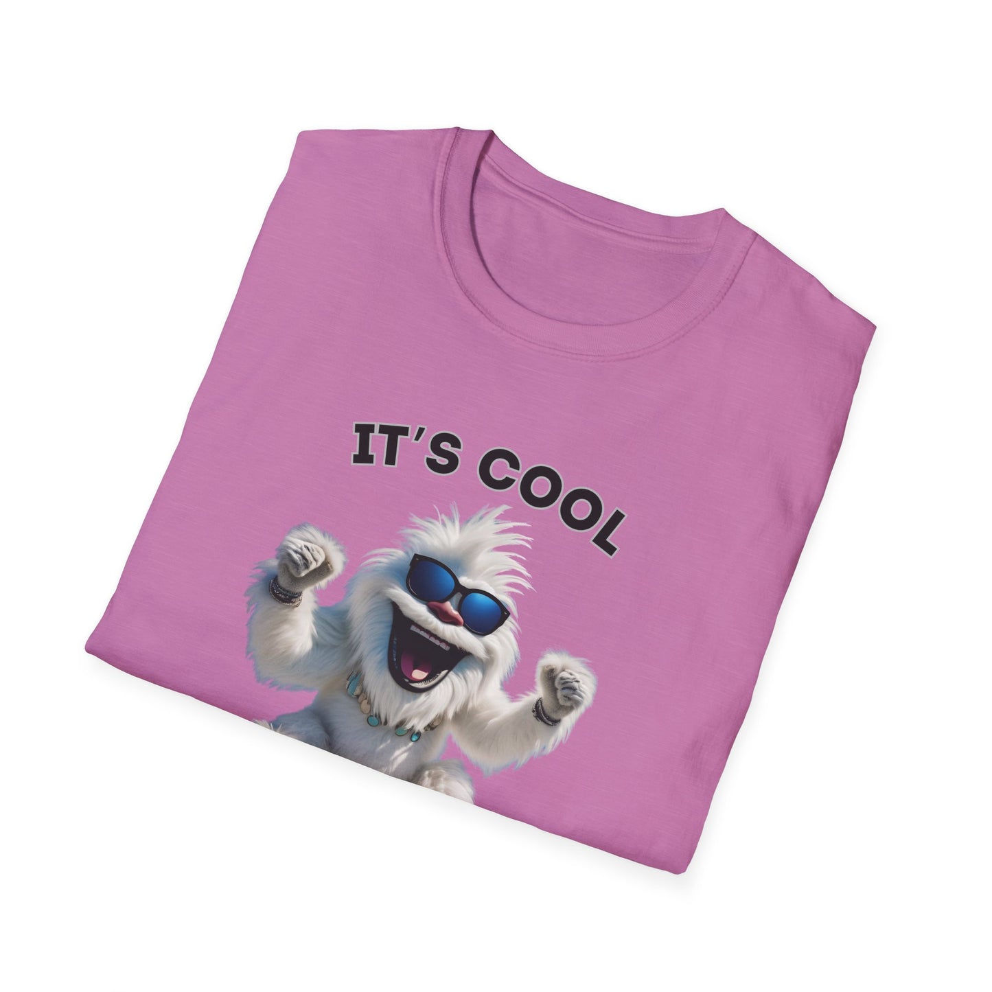 It's Cool to Be Kind Unisex Softstyle T-Shirt - Fun, Positive Vibes for Everyday Wear