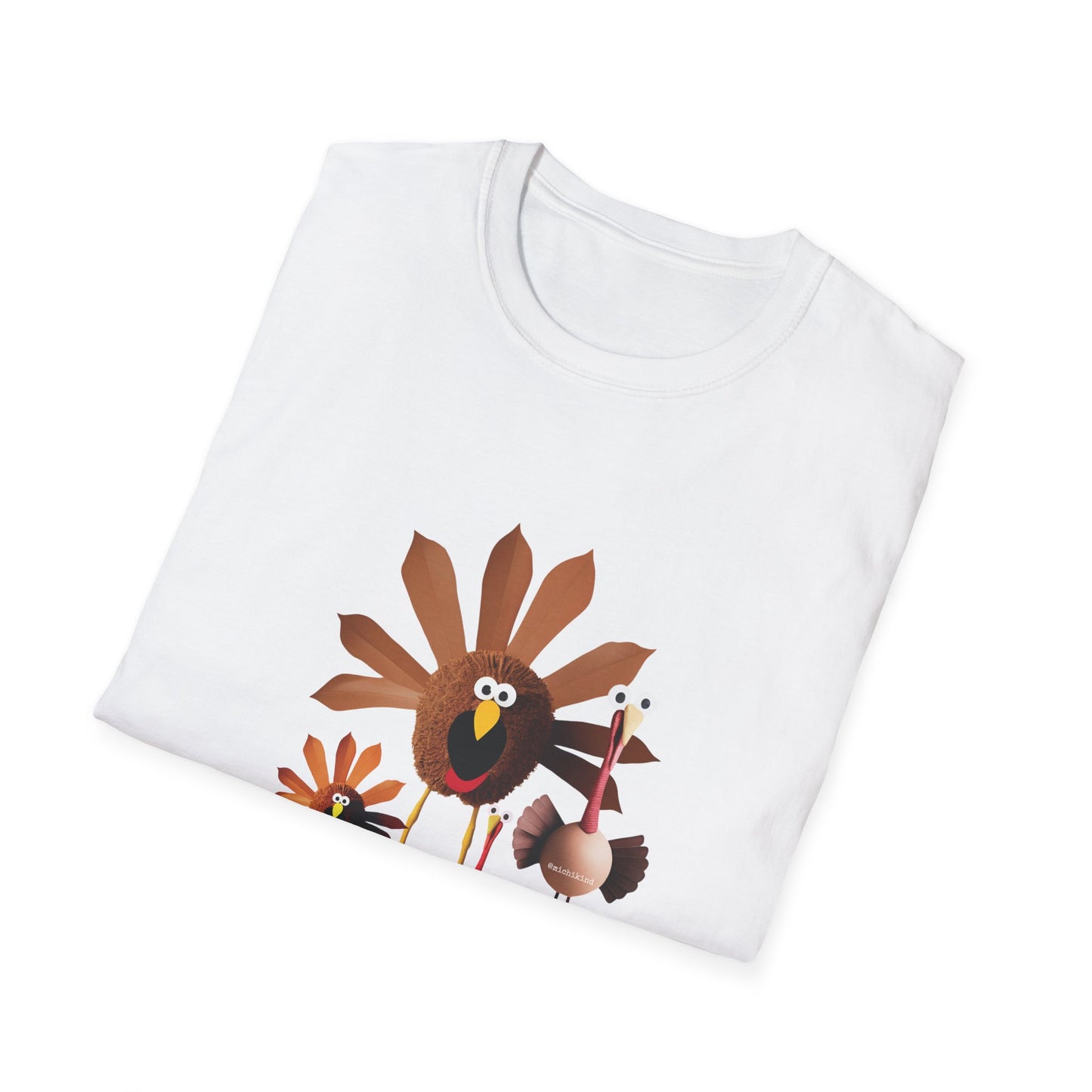 Whimsical Thanksgiving Unisex T-Shirt - Turkey Tee