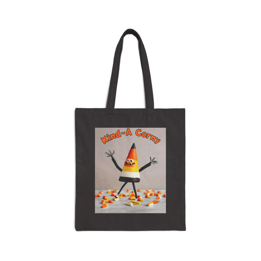 Kind-A Corny Cotton Canvas Tote Bag