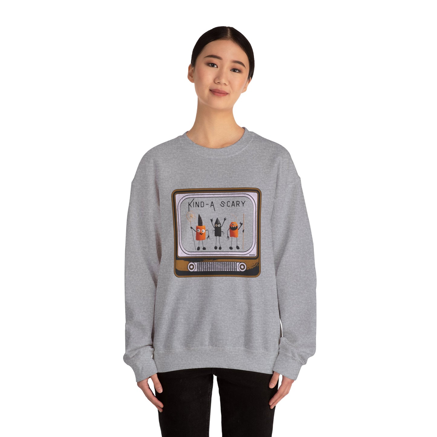 Kind-A Scary Too- Unisex Heavy Blend™ Crewneck Sweatshirt