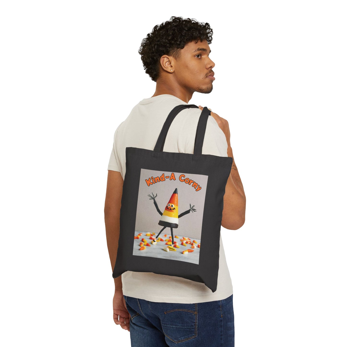 Kind-A Corny Cotton Canvas Tote Bag