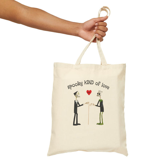 Spooky Kind of Love-Kind Cotton Canvas Tote Bag