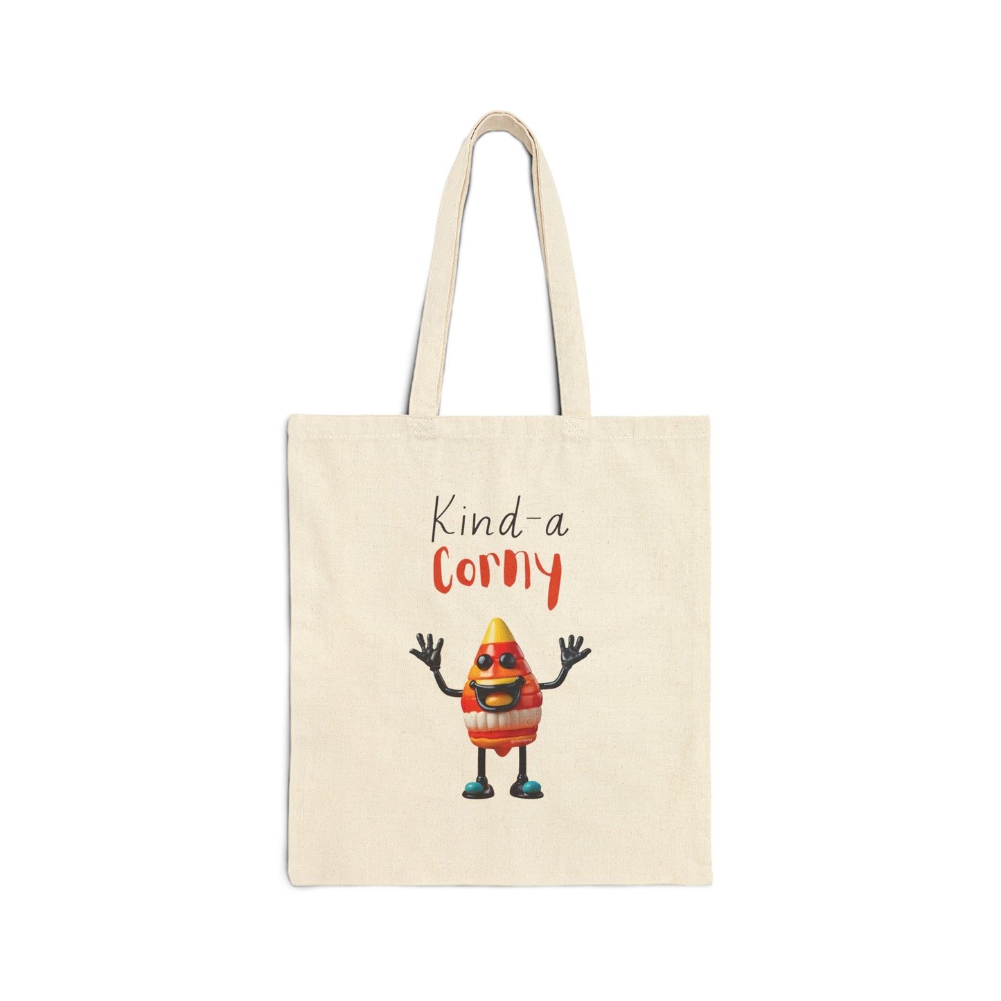 Kind-A Corny Cotton Canvas Tote Bag