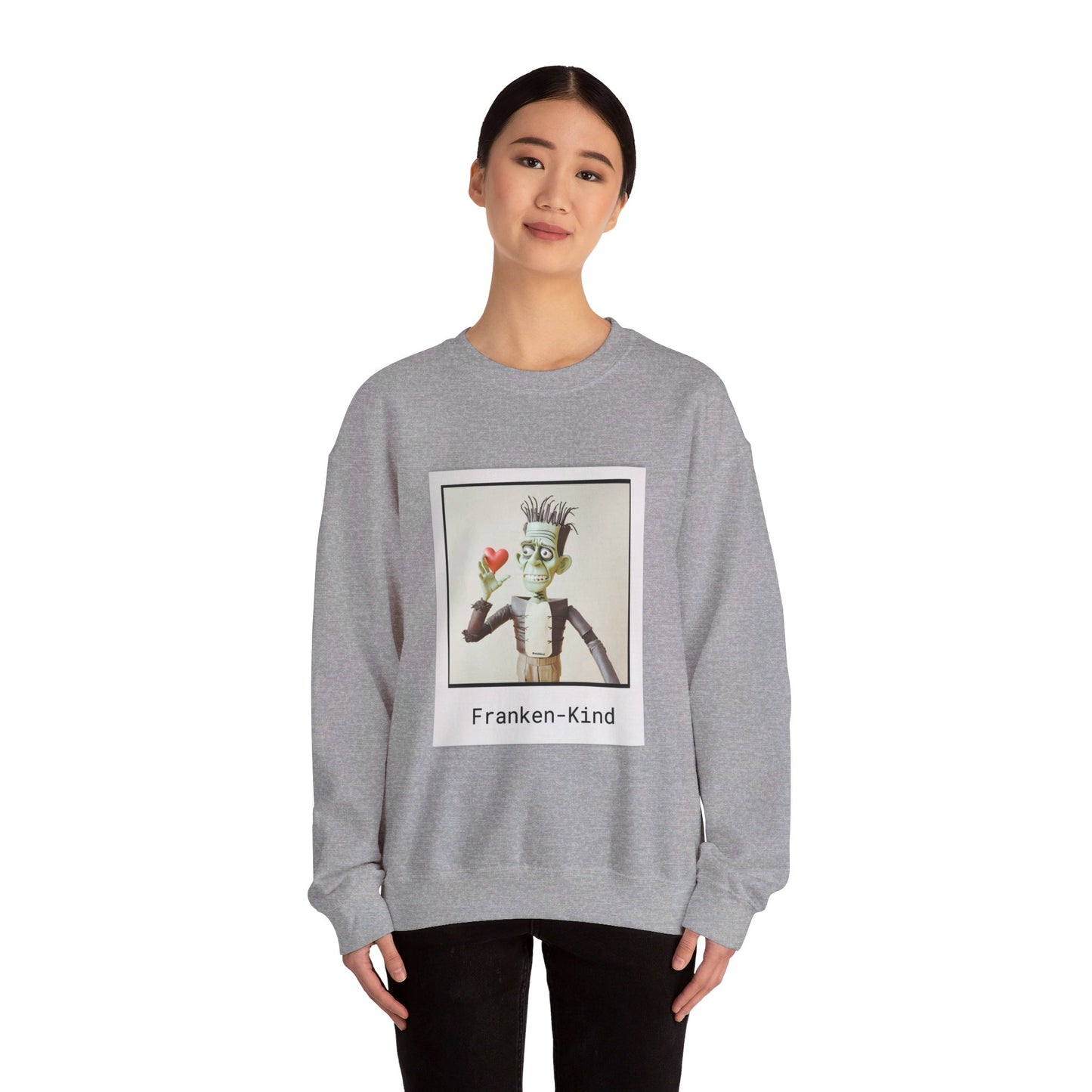 Franken-Kind Polaroid - Unisex Heavy Blend™ Crewneck Sweatshirt