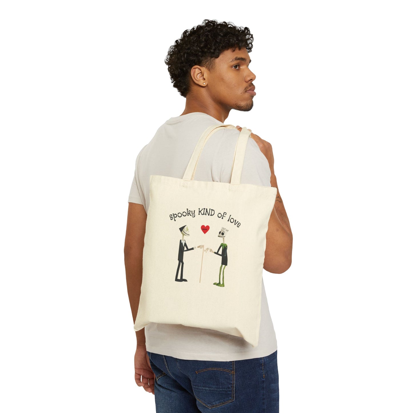 Spooky Kind of Love-Kind Cotton Canvas Tote Bag