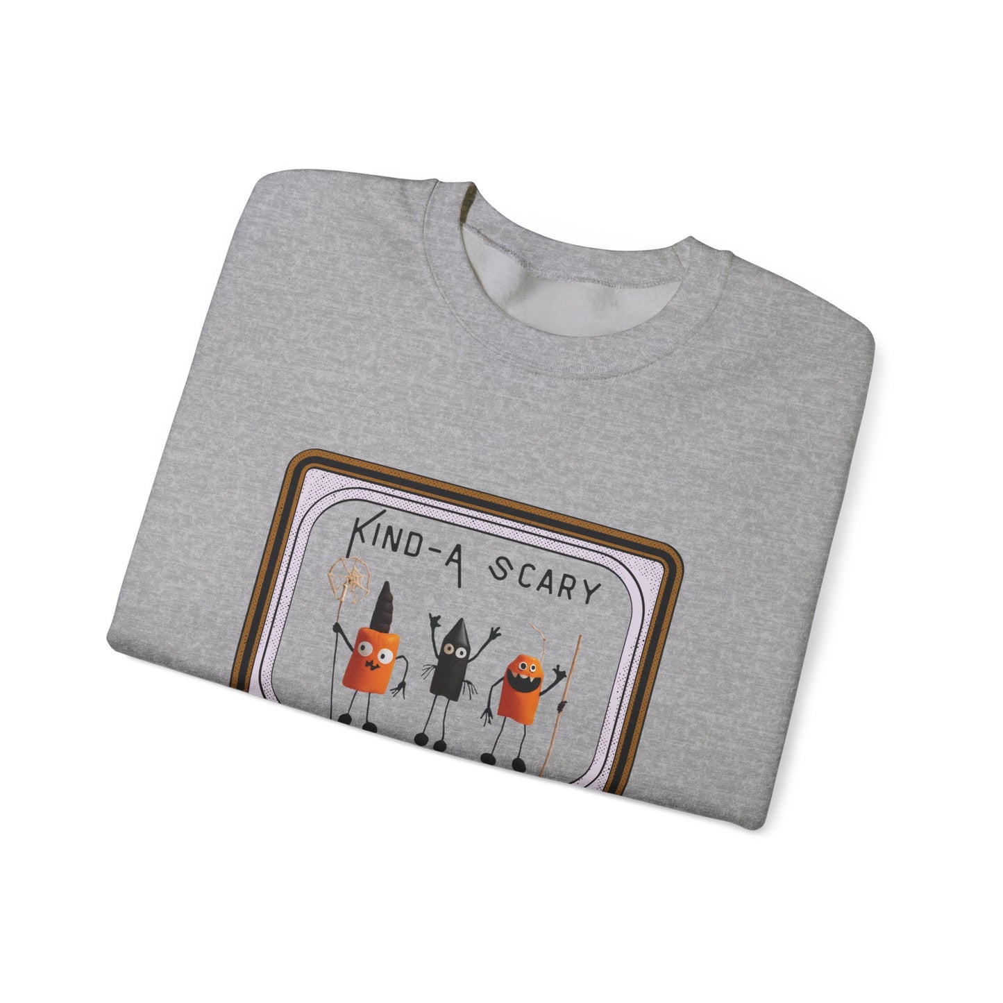 Kind-A Scary Too- Unisex Heavy Blend™ Crewneck Sweatshirt