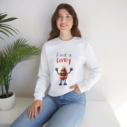 Kind-A Corny - Unisex Heavy Blend™ Crewneck Sweatshirt