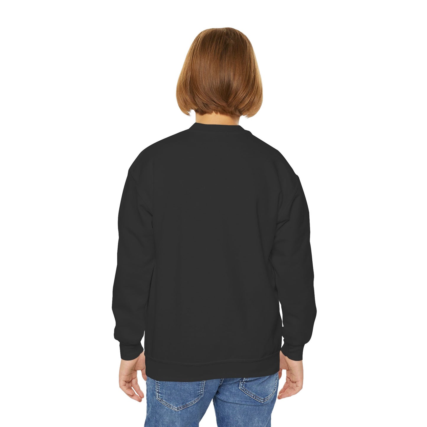 Detroit Labubu Youth Crewneck Sweatshirt | Strength & Kindness Collection | Cozy Kids Lion Graphic Pullover