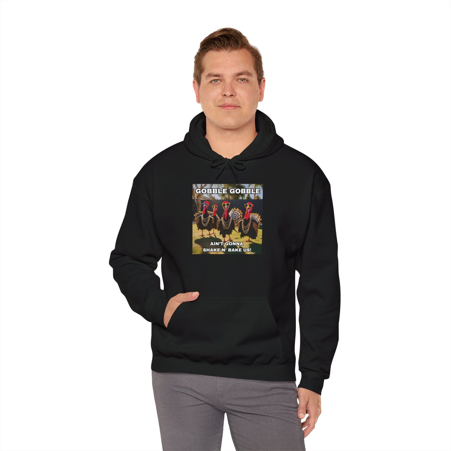 Funny Thanksgiving Gobble Gobble Hoodie