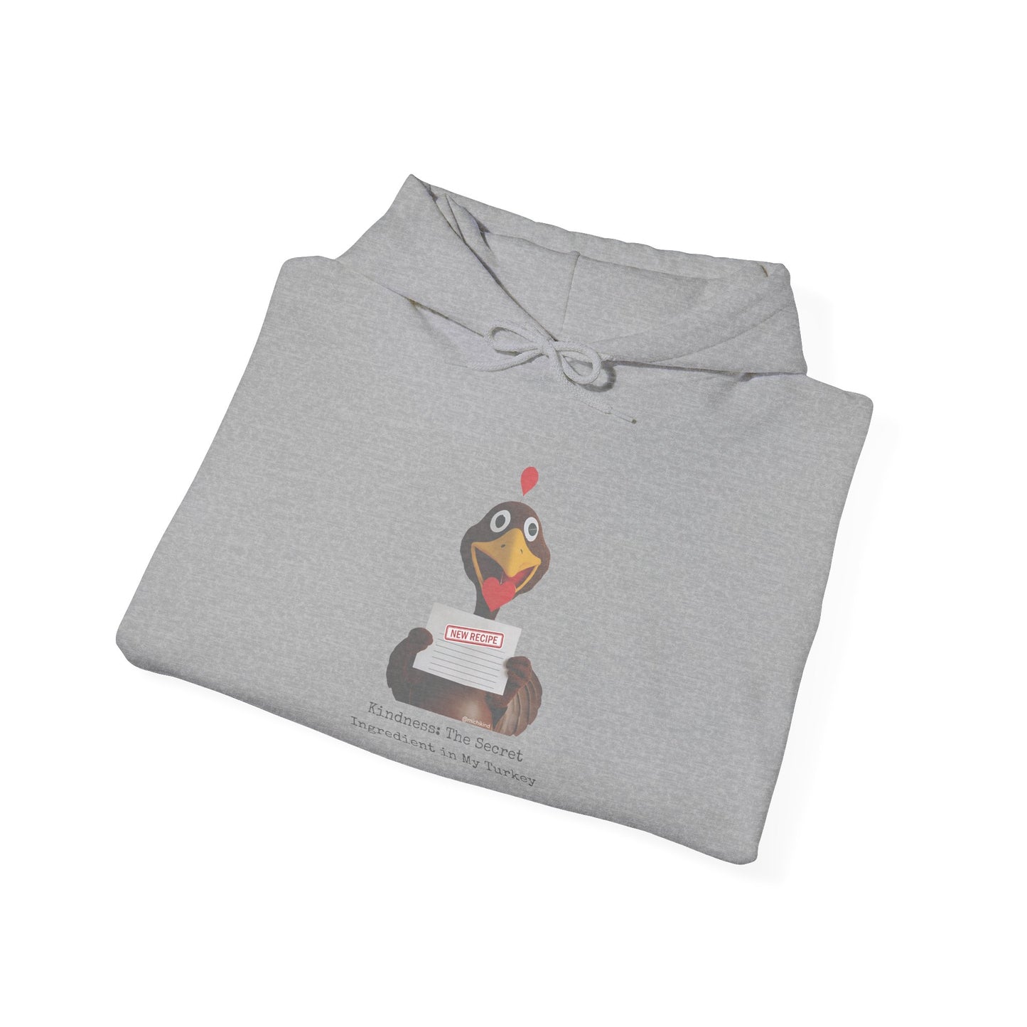 Cozy Unisex Hooded Sweatshirt - Fun Turkey Design