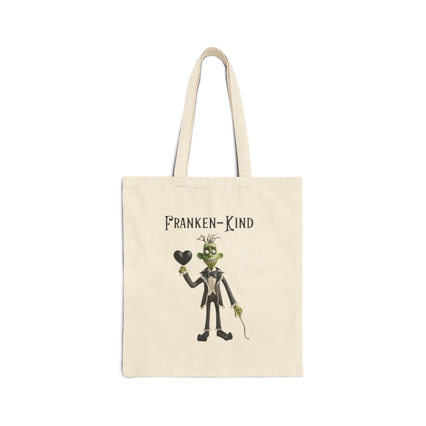 Franken-Kind Cotton Canvas Tote Bag