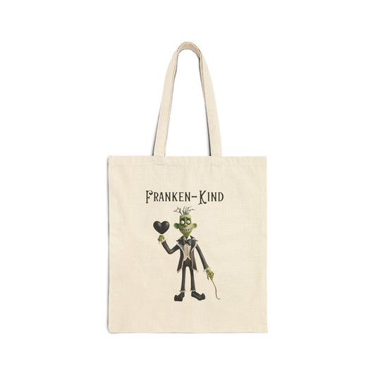 Franken-Kind Cotton Canvas Tote Bag