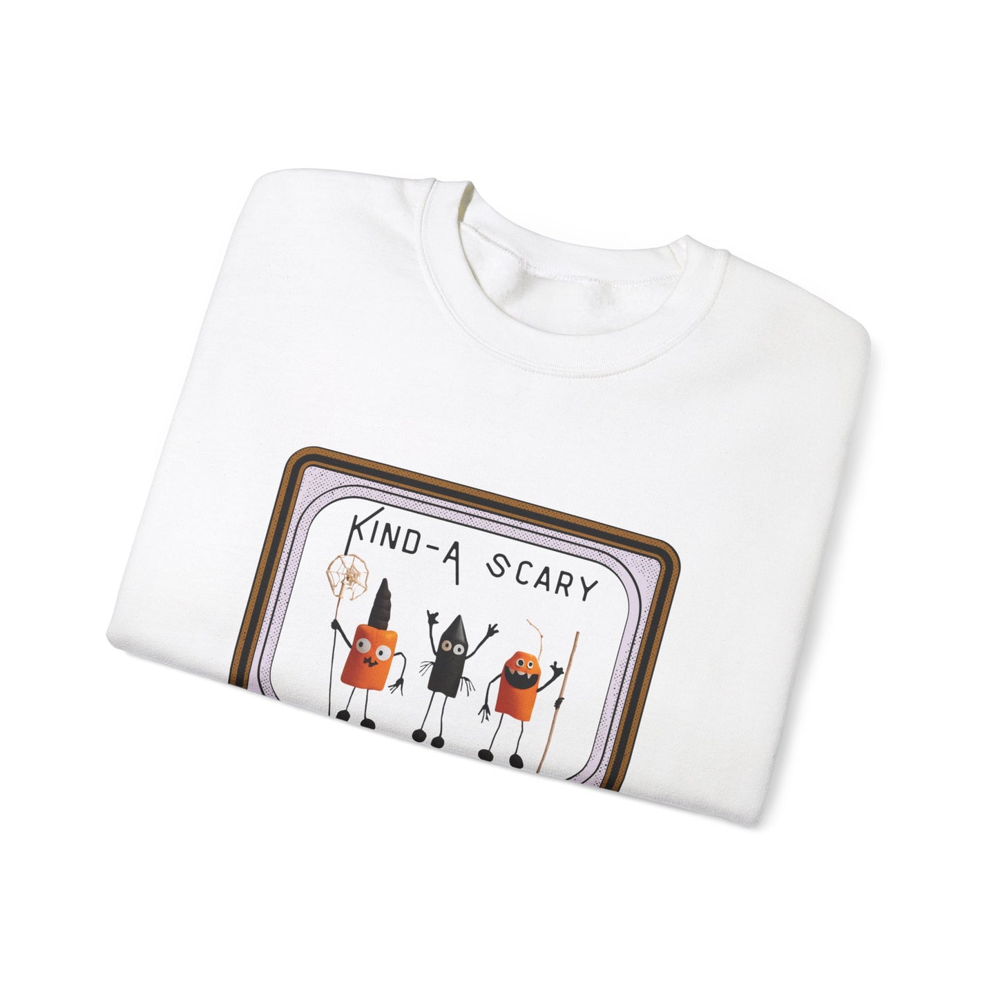 Kind-A Scary Too- Unisex Heavy Blend™ Crewneck Sweatshirt