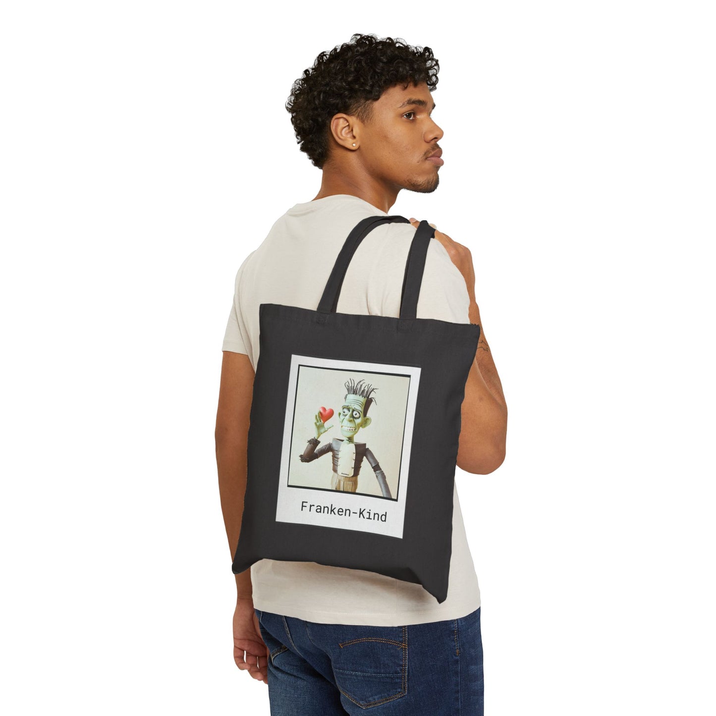 Franken-Kind Cotton Canvas Tote Bag