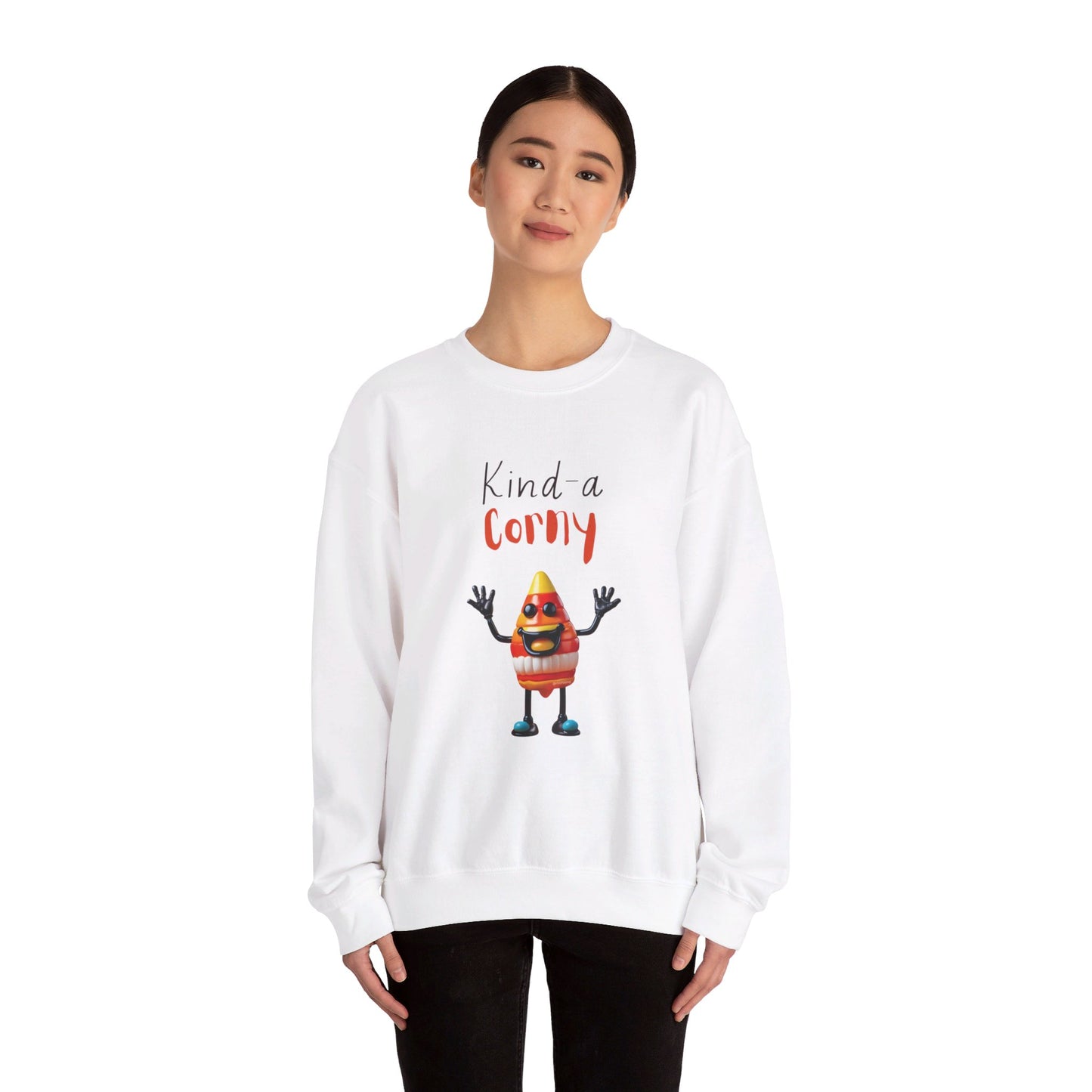Kind-A Corny - Unisex Heavy Blend™ Crewneck Sweatshirt