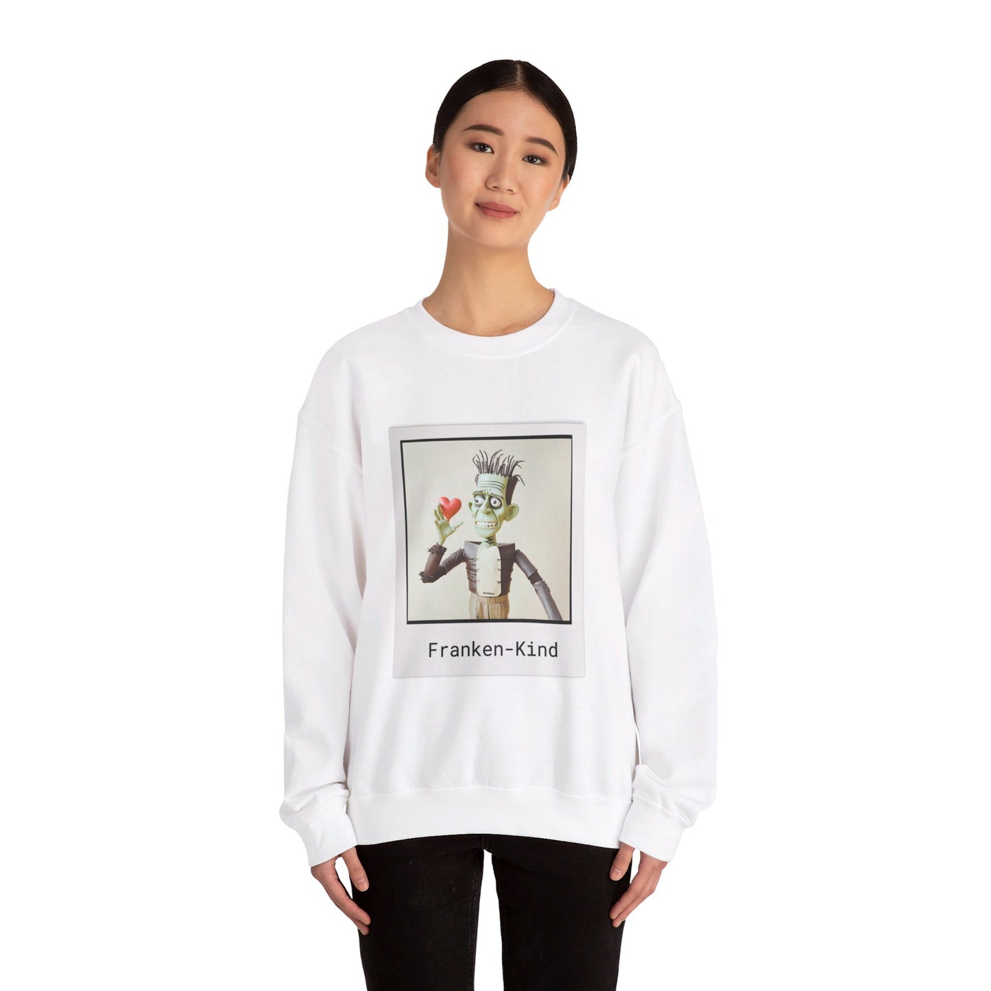 Franken-Kind Polaroid - Unisex Heavy Blend™ Crewneck Sweatshirt