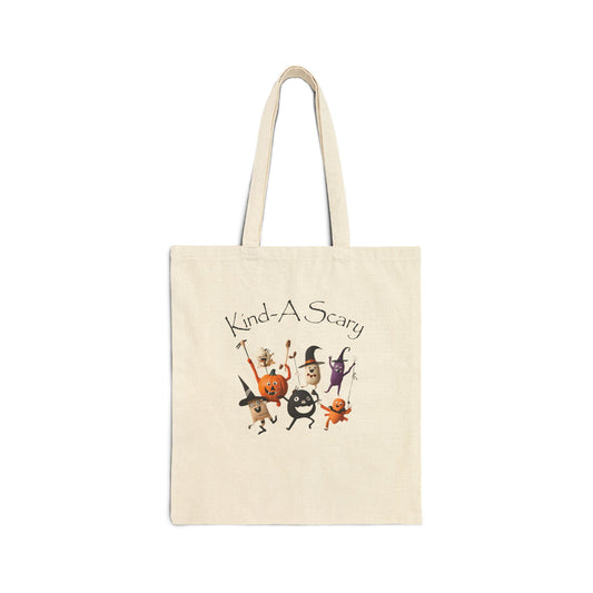 Kind-A Scary - Cotton Canvas Tote Bag
