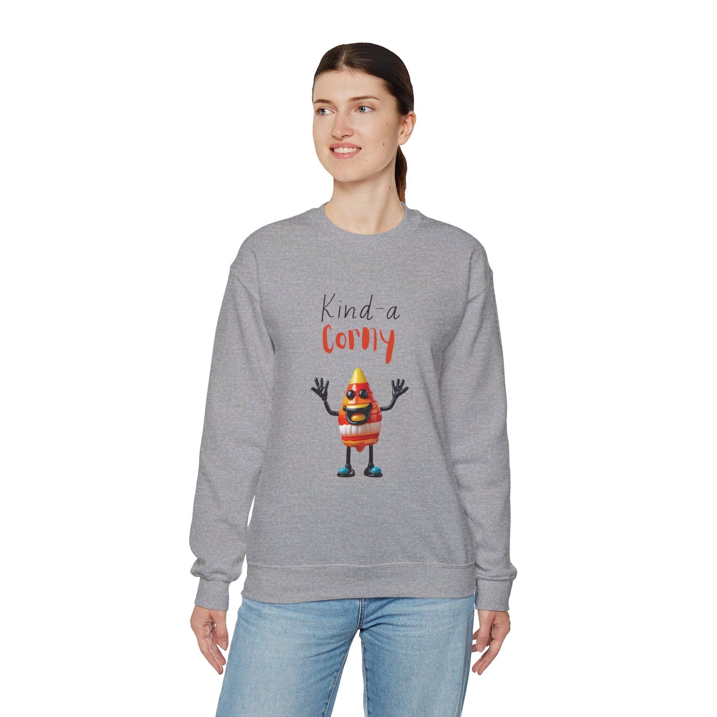Kind-A Corny - Unisex Heavy Blend™ Crewneck Sweatshirt
